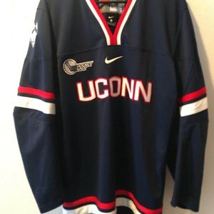 NWOT Authentic Nike UConn Huskies Hockey Jersey Sz